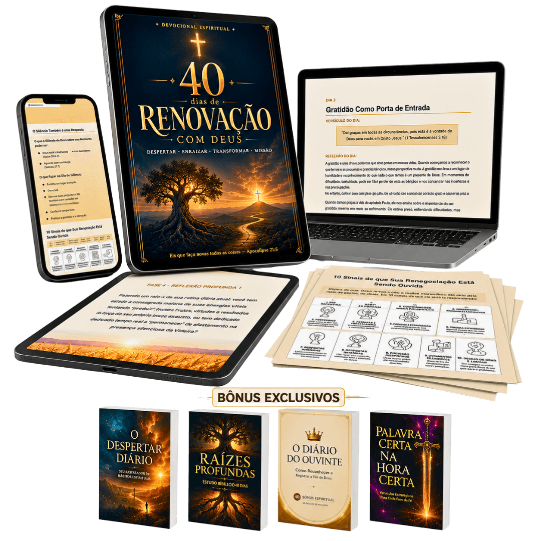 Mockup Completo 40 Días de Renovación